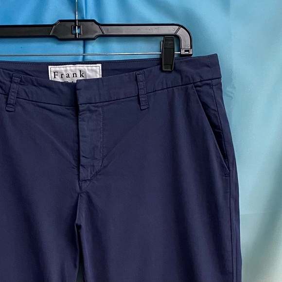 Frank & Eileen WICKLOW The Italian Performance Twill Size 10 Vintage Navy - Picture 4 of 16